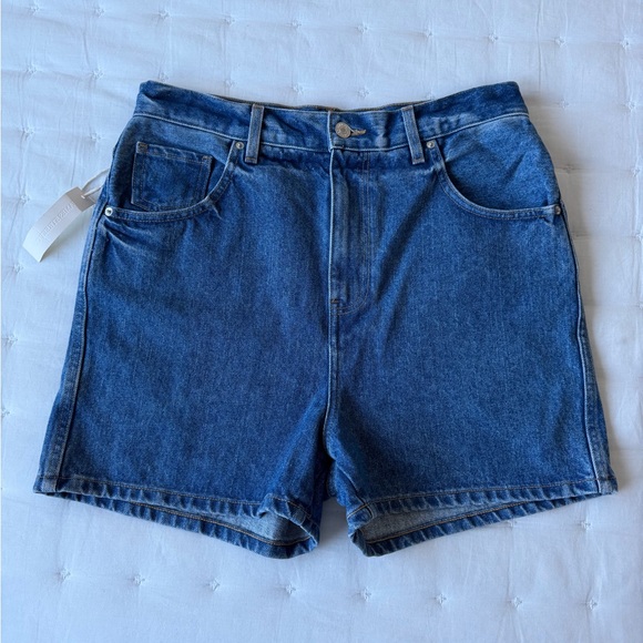 James Street Co NWT 29 JS Relaxed Denim Short Mid Wash - Picture 8 of 12